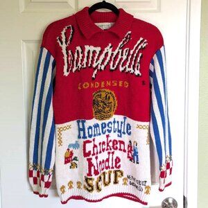 Vintage the eagle's eye Campbell's Soup sweater size M